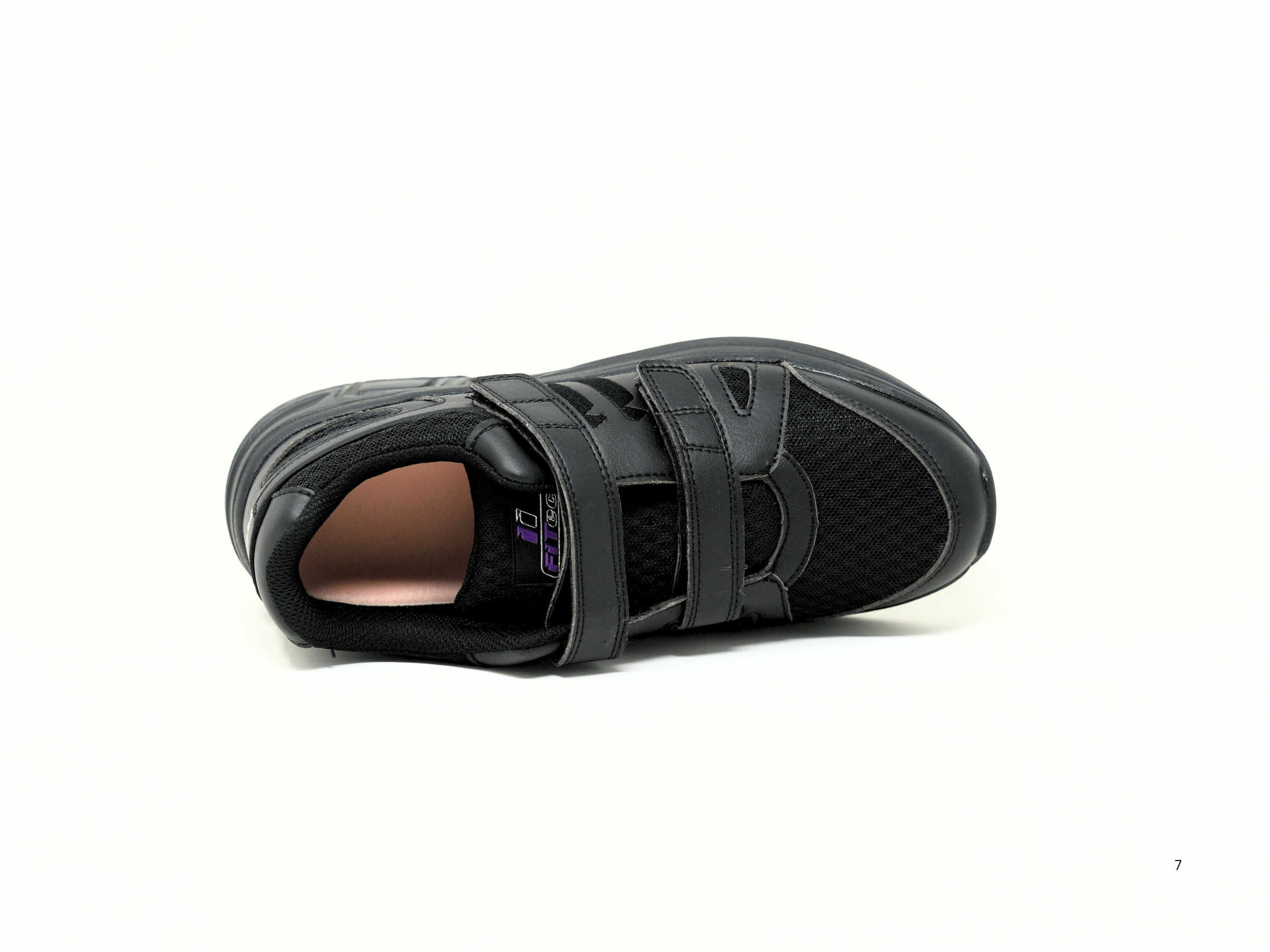 FITec 9331 - Lady's Added-Depth Light Mesh Walking Shoe - Black