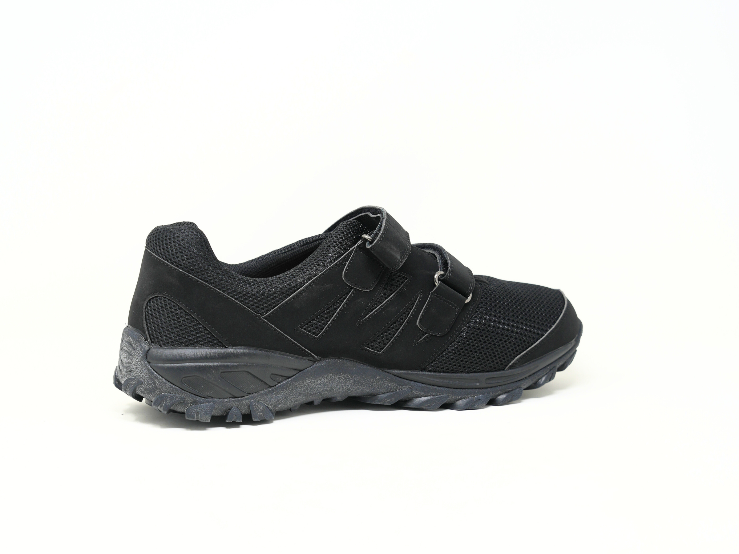 Mt. Emey 9704-V Black - Men Athletic Mesh Hook and Loop Walking Shoes - Black manufacturer photo 7
