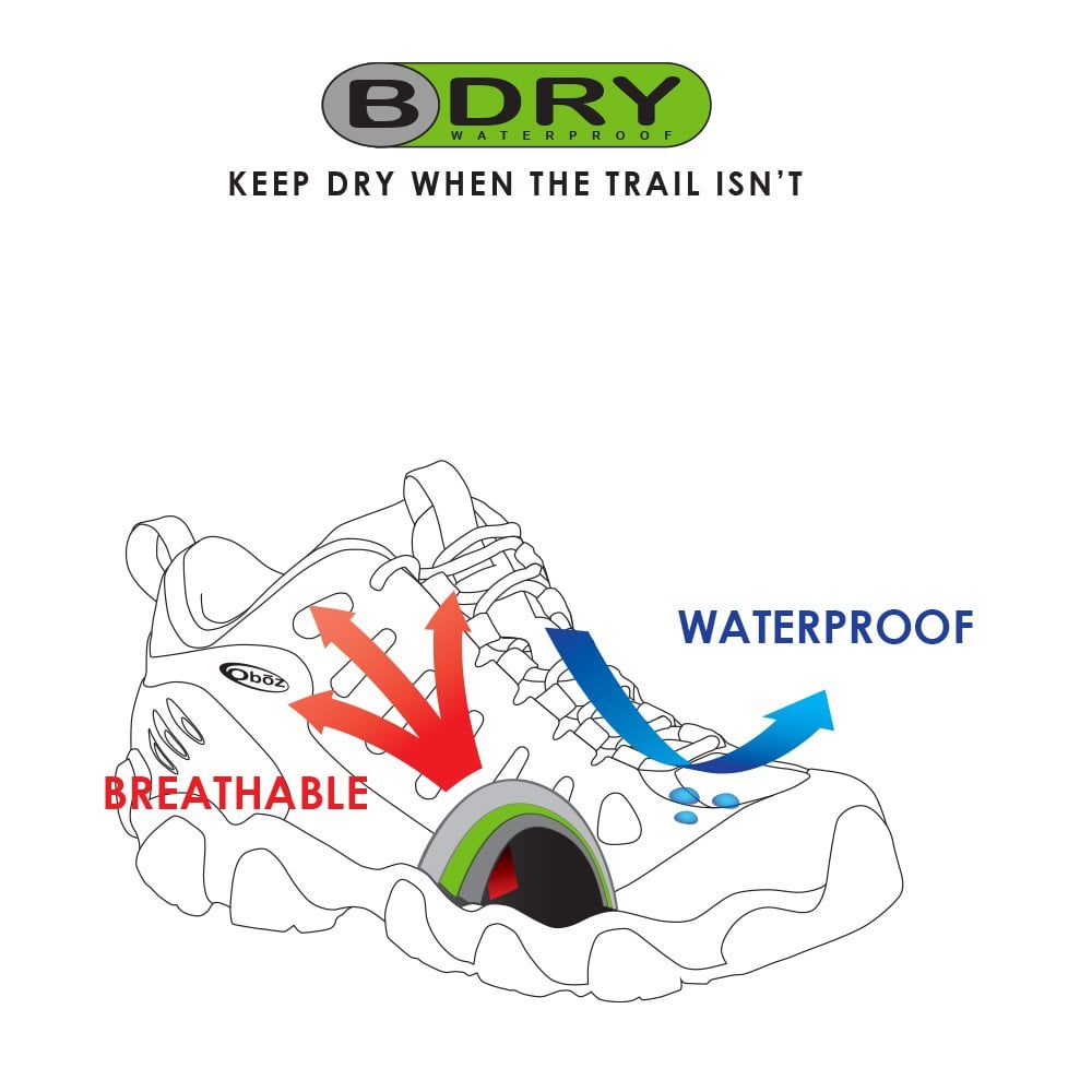 Oboz Bridger Low Men's - BDry Waterproofing - Walnut Dark Shadow