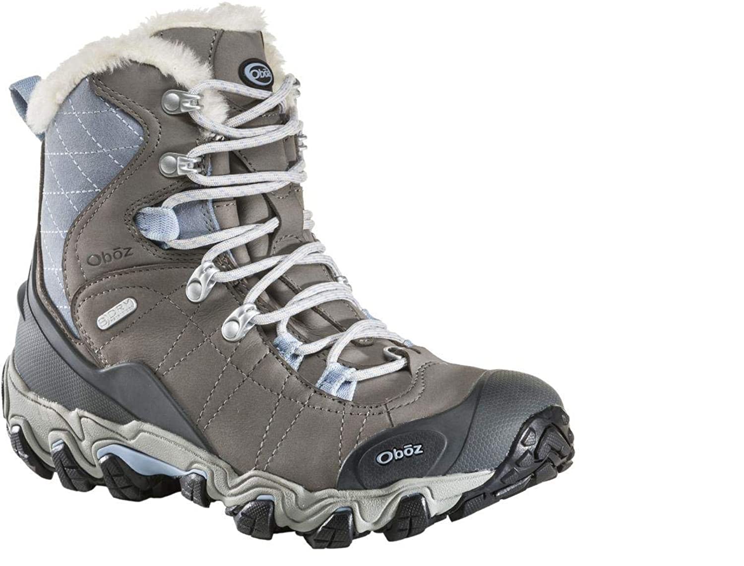 Oboz Bridger 7" Insulated Waterproof Women's Boot - Gray---Sage
