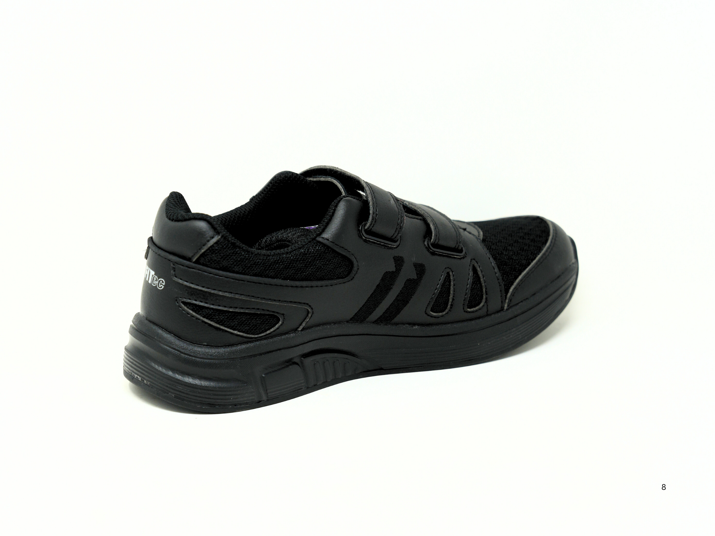 FITec 9331 - Lady's Added-Depth Light Mesh Walking Shoe - Black