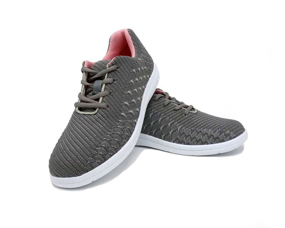 Mt. Emey 9327 Gray - Lady's Added-Depth Extreme-Light Knitted Walking Shoes - Gray manufacturer photo 3