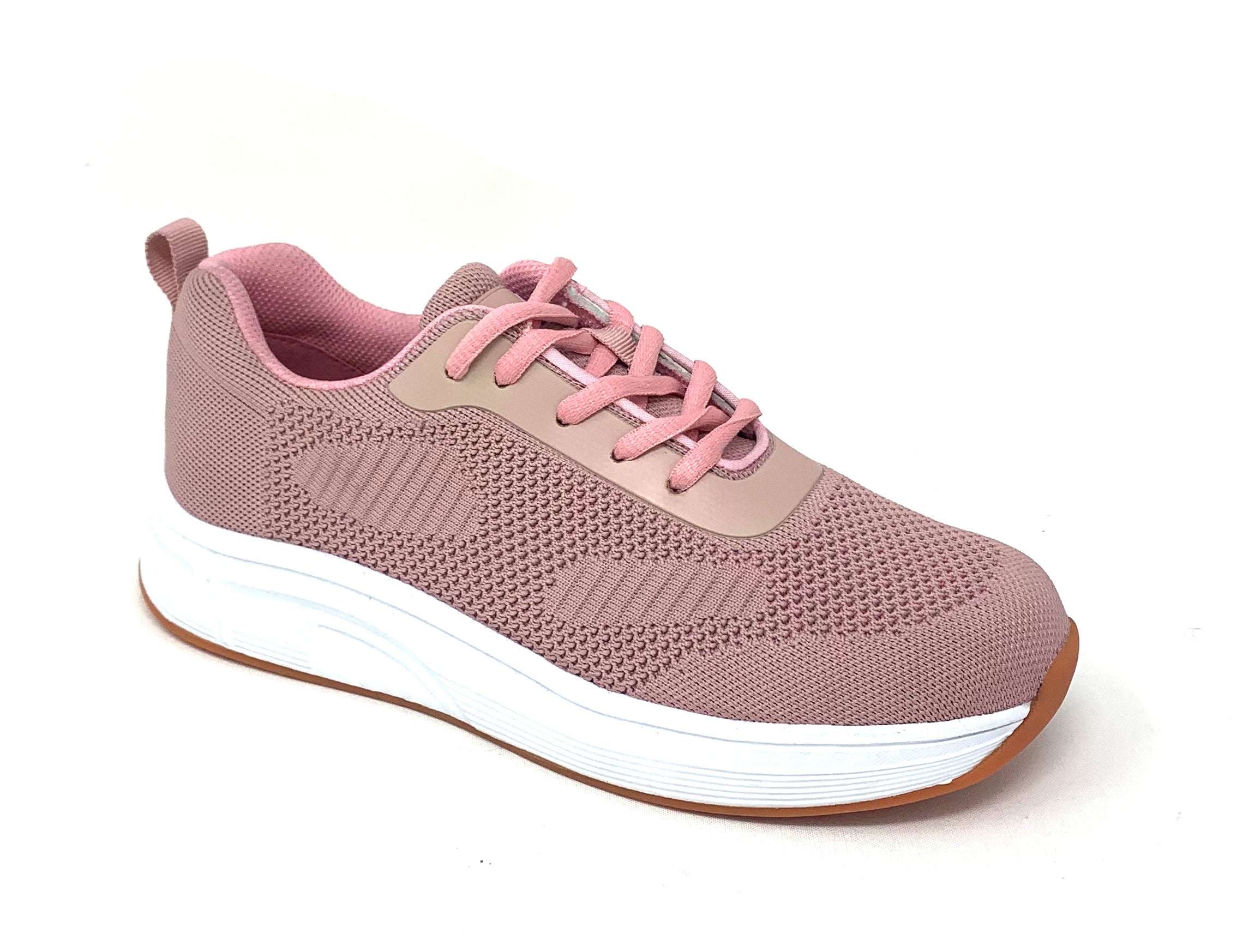 FITec 9329 - Lady's Added-Depth Extreme-Light Knitted Walking Shoe - Pink
