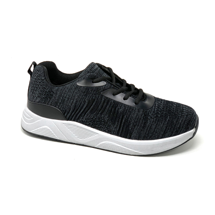 FITec 9709 - Men's Knitted Walking Comfort Shoe - Grey