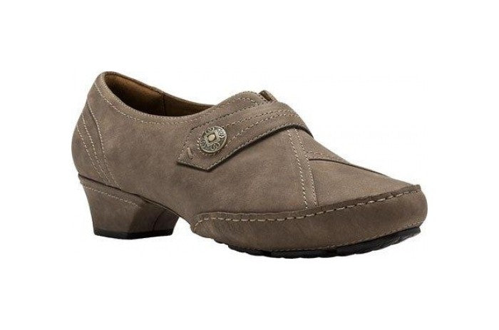 Aravon Flex-Laurel Low Heel Shoes - Stone