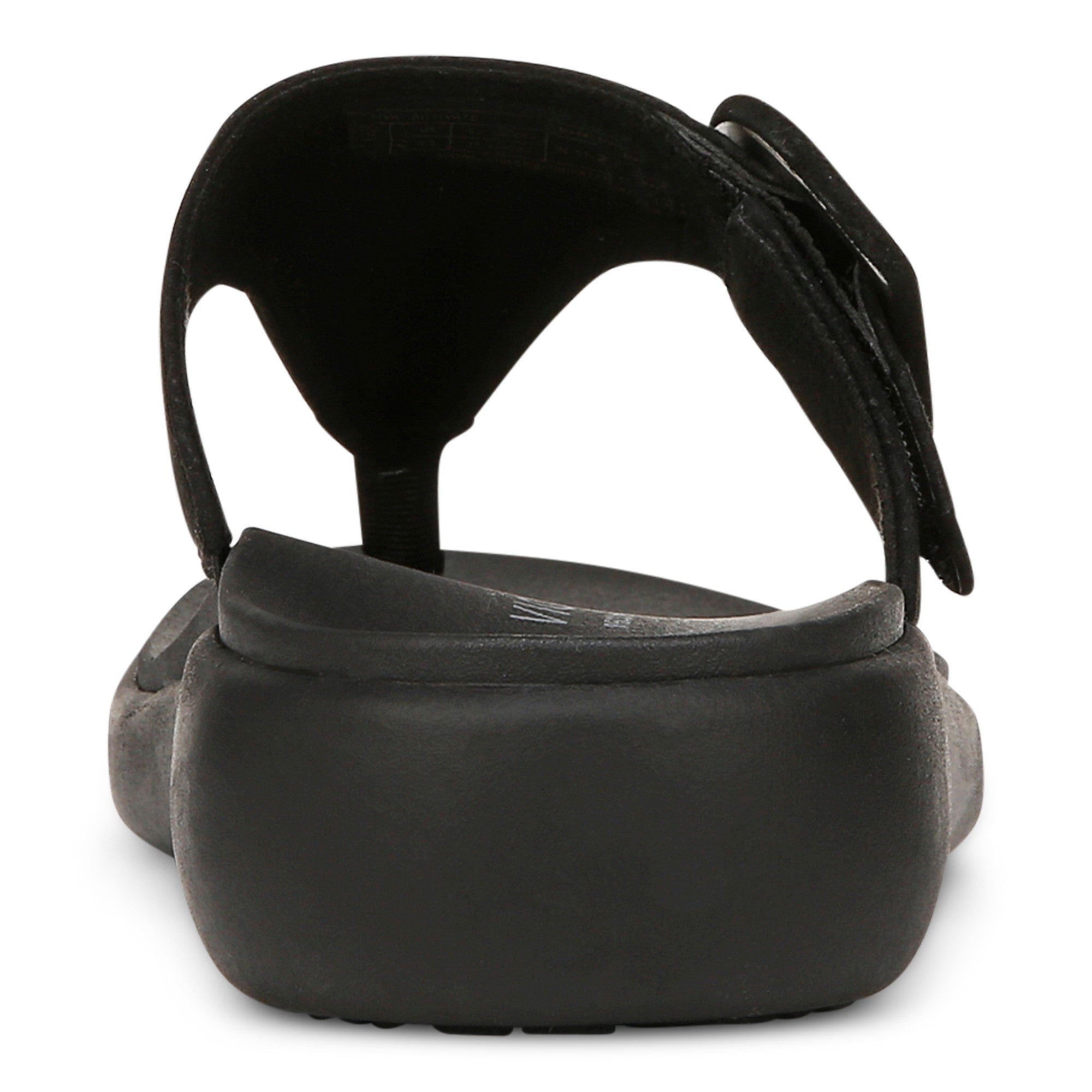 Vionic Activate RX Women's Toe Post Casual Soft Sandal - Black - Back
