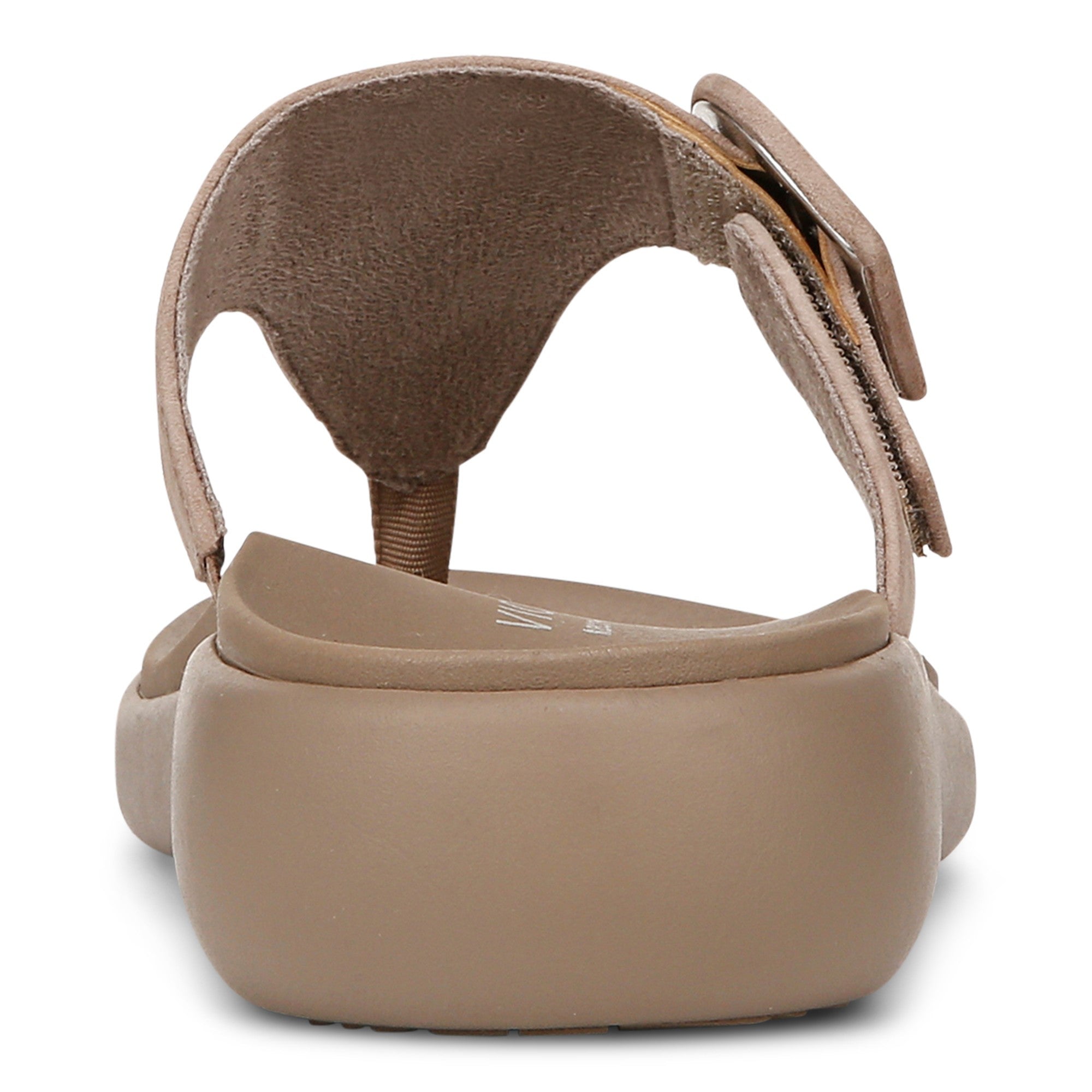 Vionic Activate RX Women's Toe Post Casual Soft Sandal - Taupe - Back