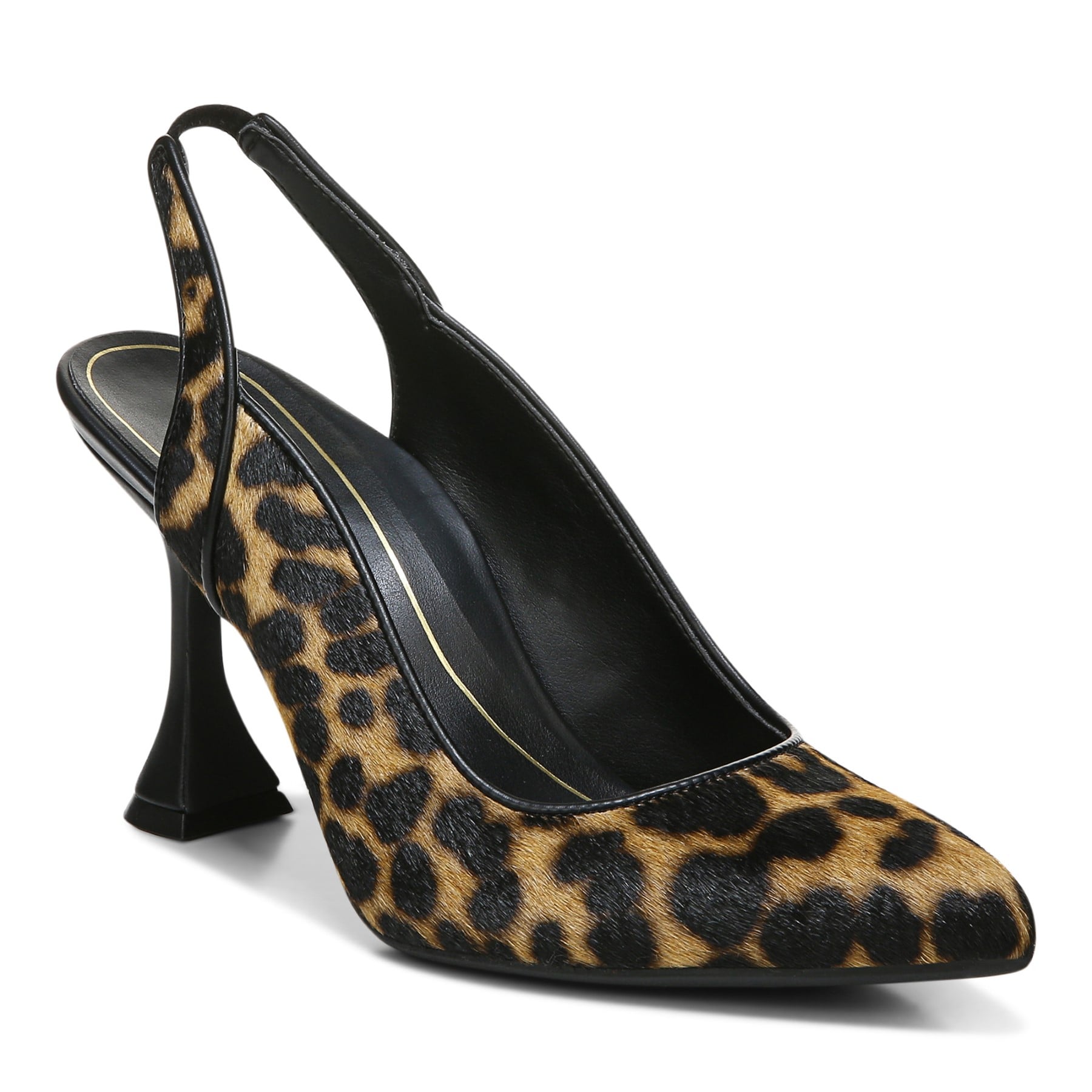 Vionic Adalena Women's Slingback Heeled Dress Shoe in Black Suede