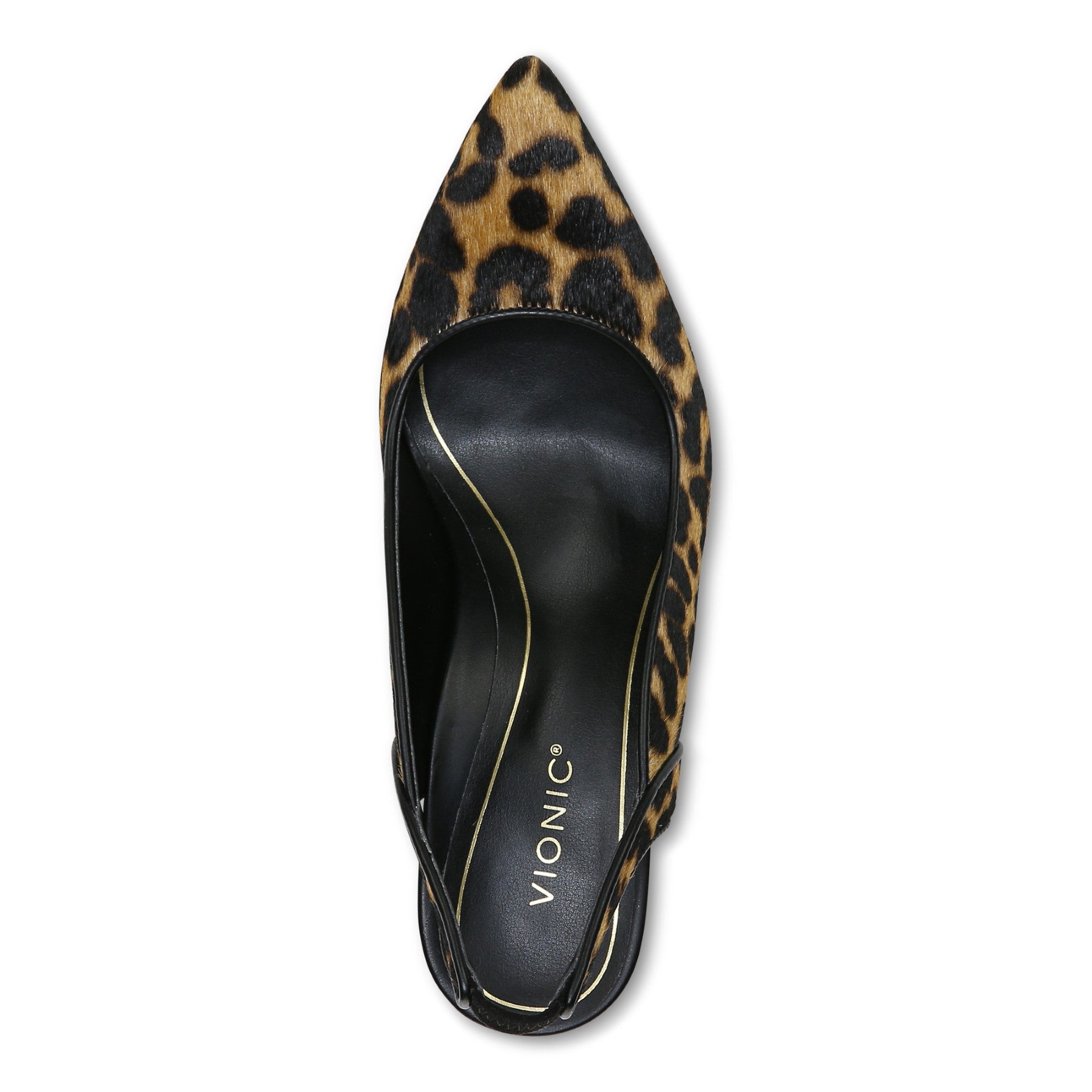 Vionic Adalena Womens Slingback Dress - Tan Leopard - Top