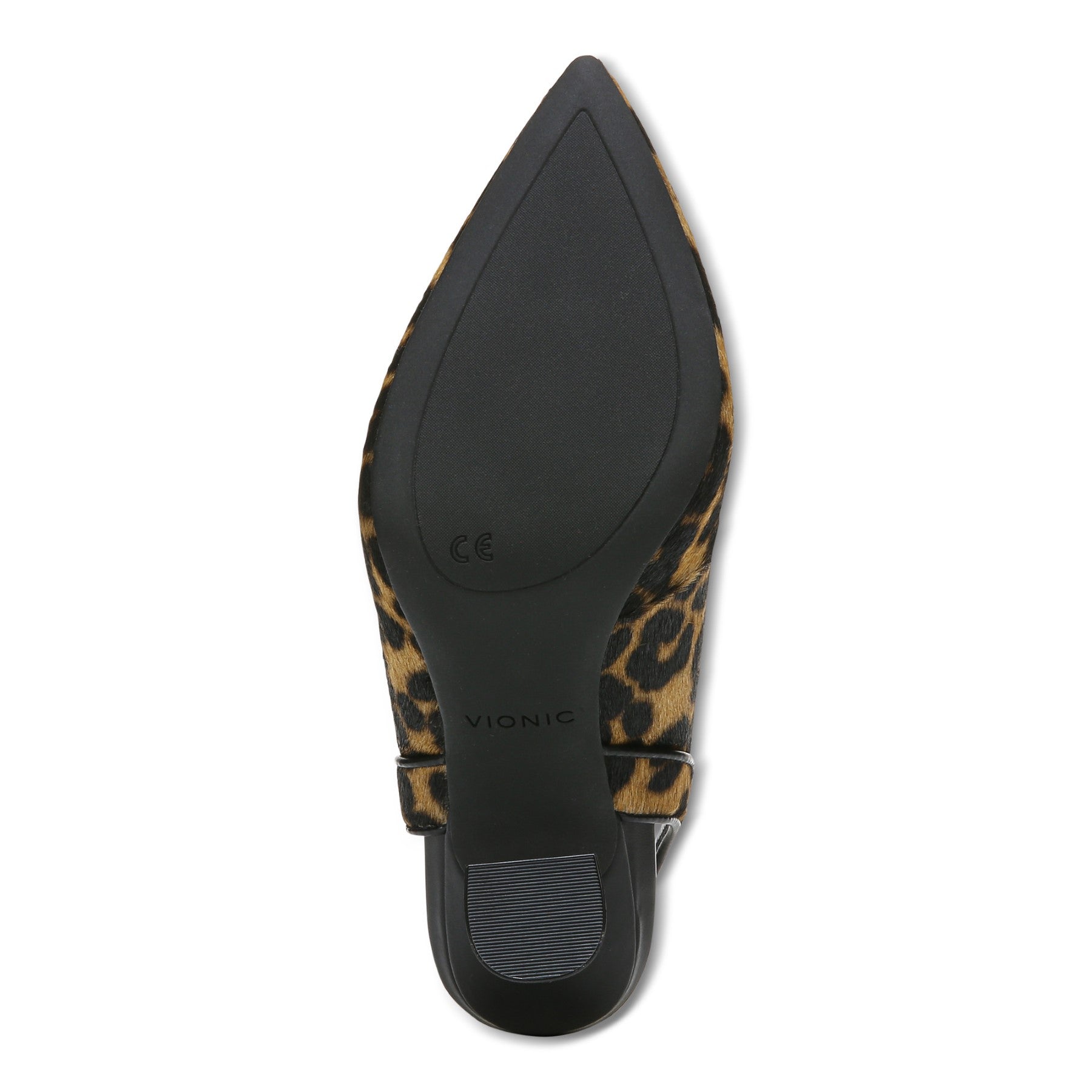 Vionic Adalena Womens Slingback Dress - Tan Leopard - Bottom