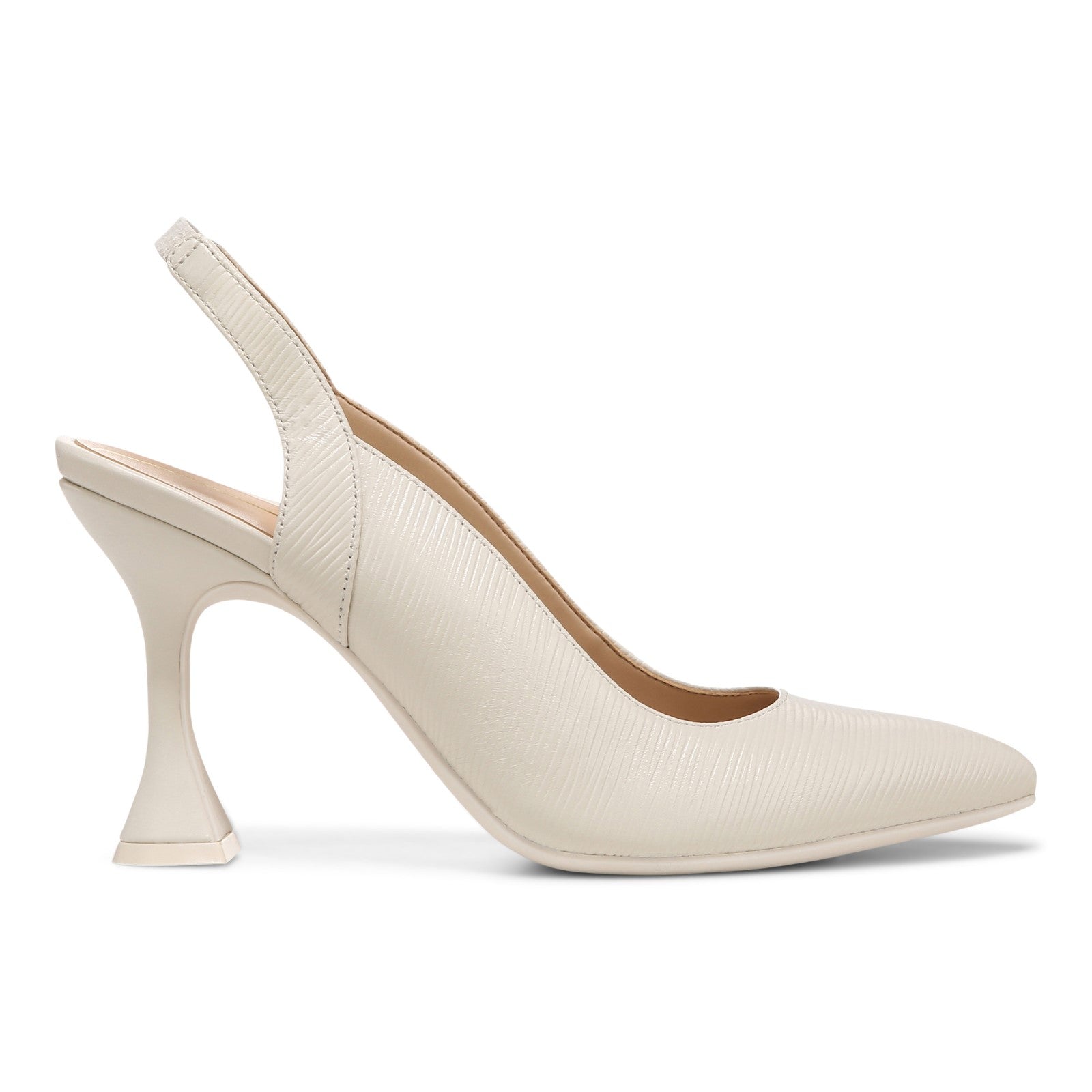 Vionic Adalena Women's Slingback Heeled Dress Shoe - Cream - Right side