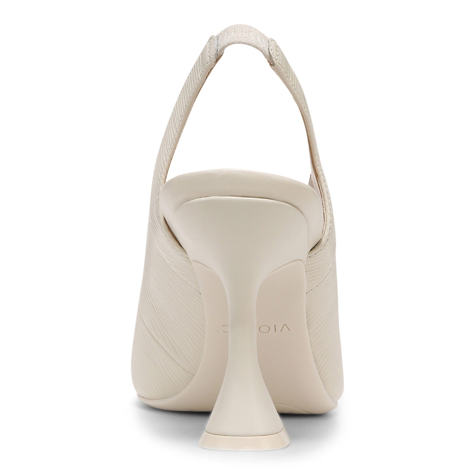 Vionic Adalena Women's Slingback Heeled Dress Shoe - Cream - Back