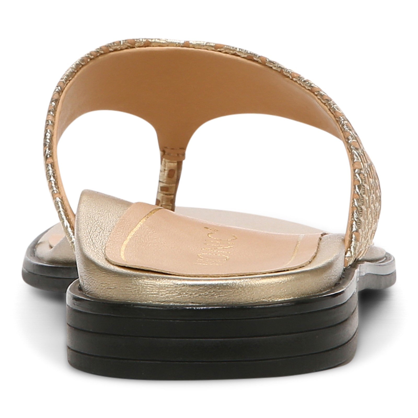 Vionic Agave Womens Thong Sandals - Gold - Back