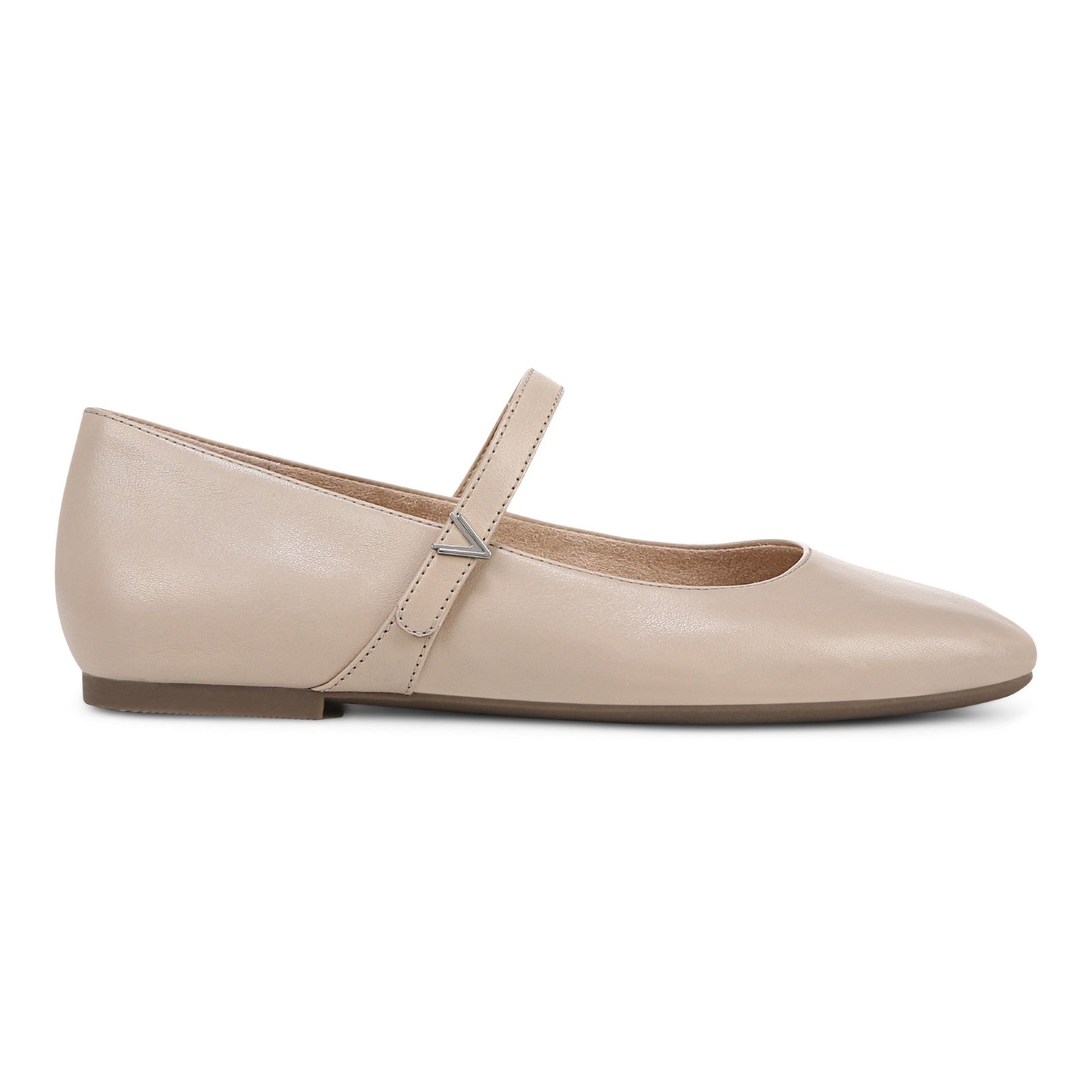 Vionic Alameda Women's Orthotic Supportive Mary Jane Flat - Oatmeal - Right side