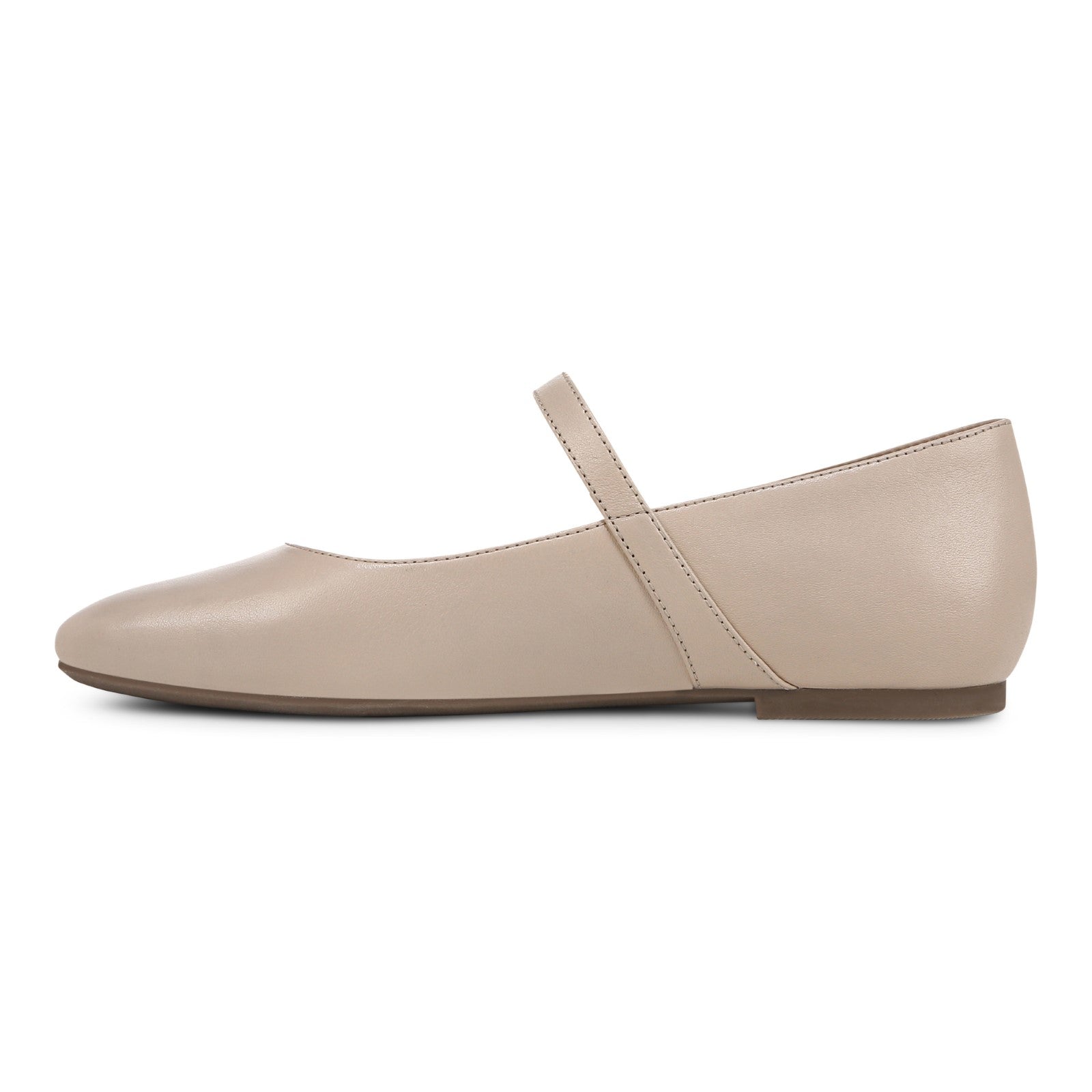 Vionic Alameda Women's Orthotic Supportive Mary Jane Flat - Oatmeal - Left Side