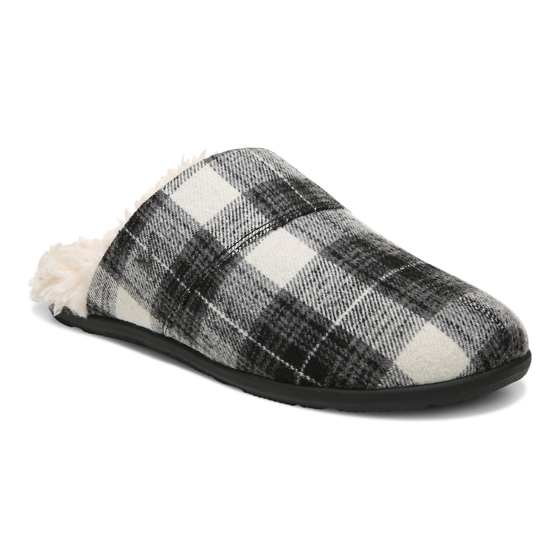 Vionic Alfons Men's Orthotic Comfort Slipper in All Black