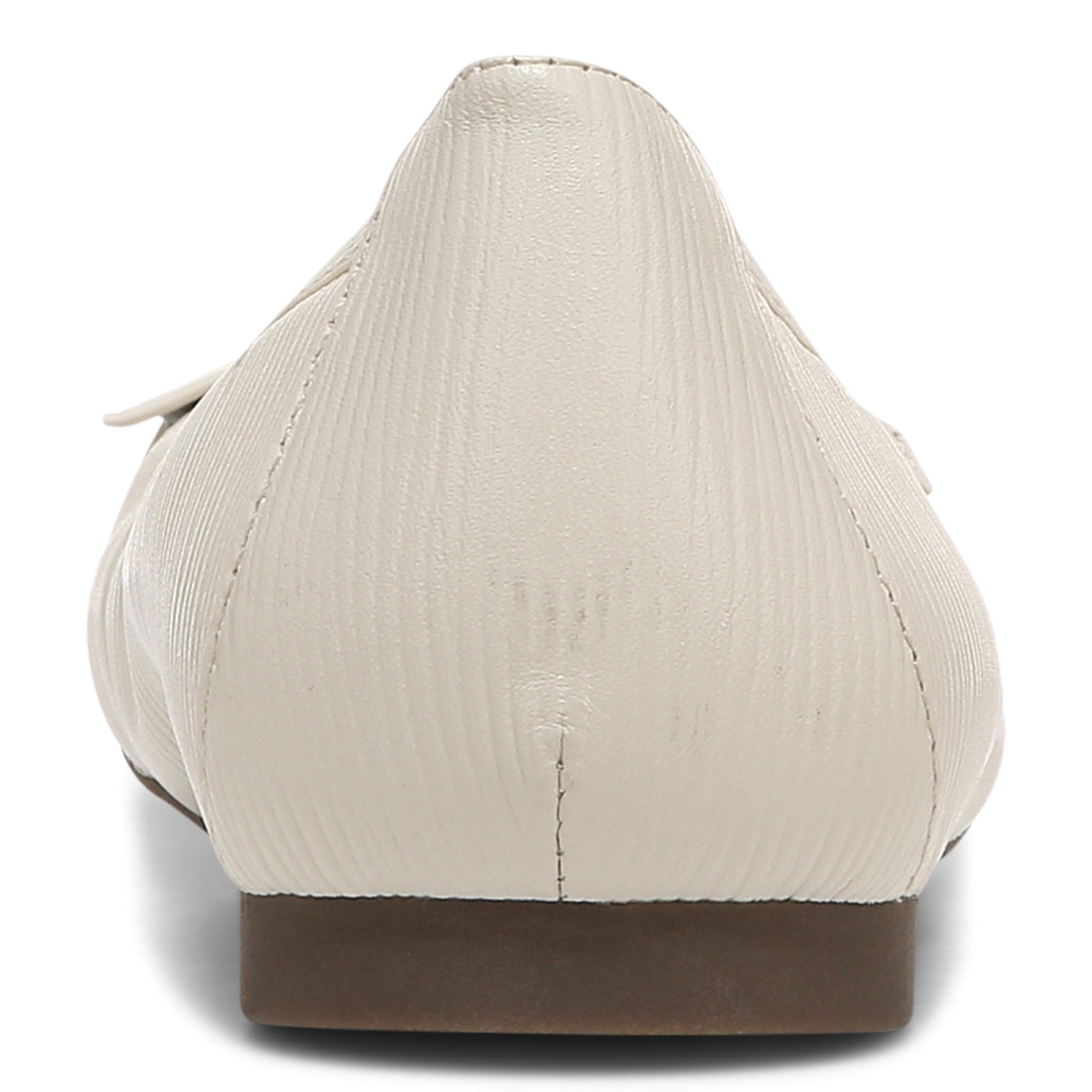 Vionic Amorie Womens Ballerina/Skimmer Flat - Cream - Back