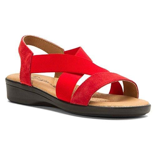 Arcopedico Monterey Women's Sandals 6314 - Red Suede