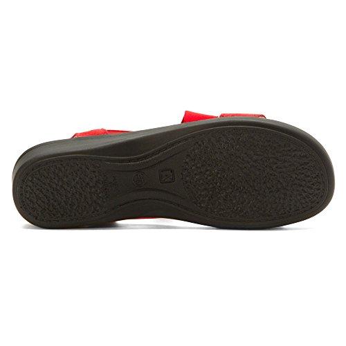 Arcopedico Monterey Women's Sandals 6314 - Red Suede
