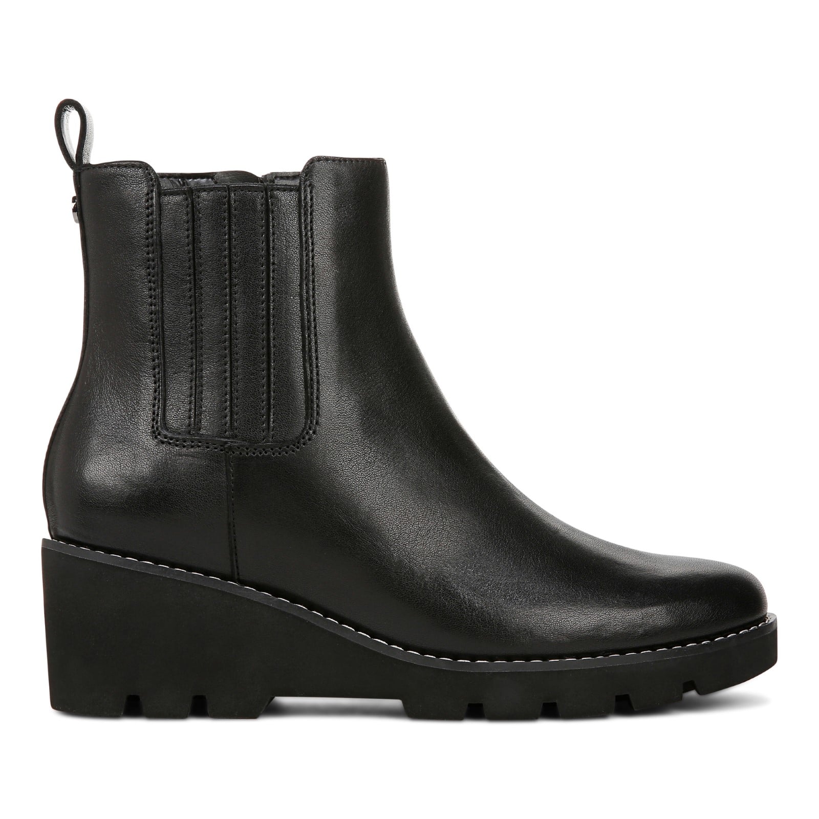 Vionic Aria womens Ankle/Bootie Short Boot - Black - Right side
