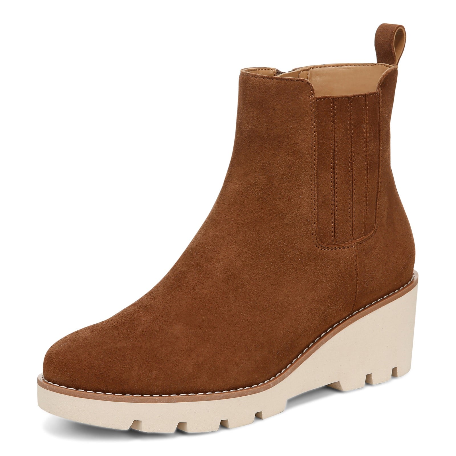Vionic Aria womens Ankle/Bootie Short Boot - Hazelnut - Left angle