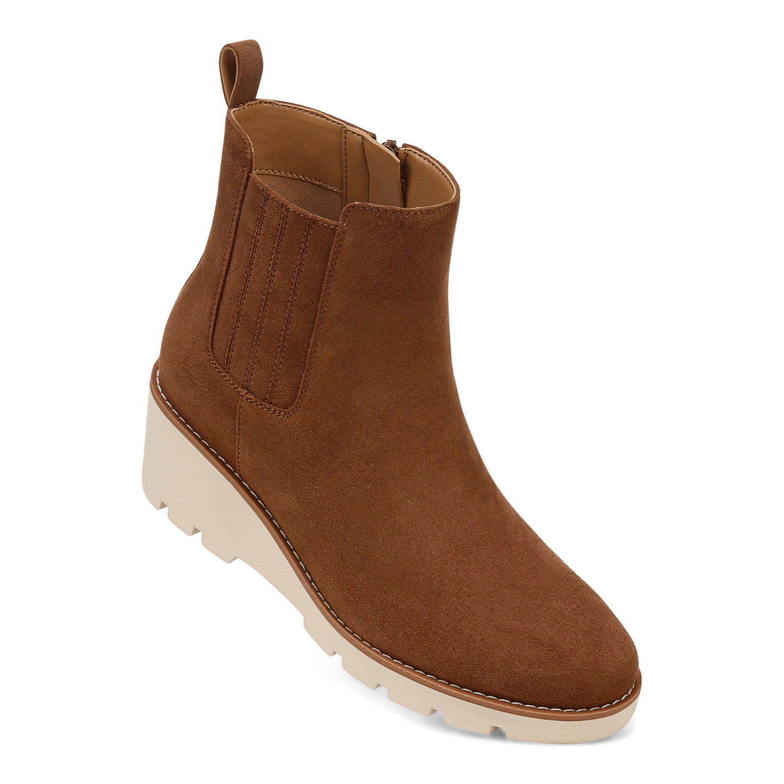 Vionic Aria womens Ankle/Bootie Short Boot - Hazelnut - ARIA-J0734L2201-HAZELNUT-13fl-med
