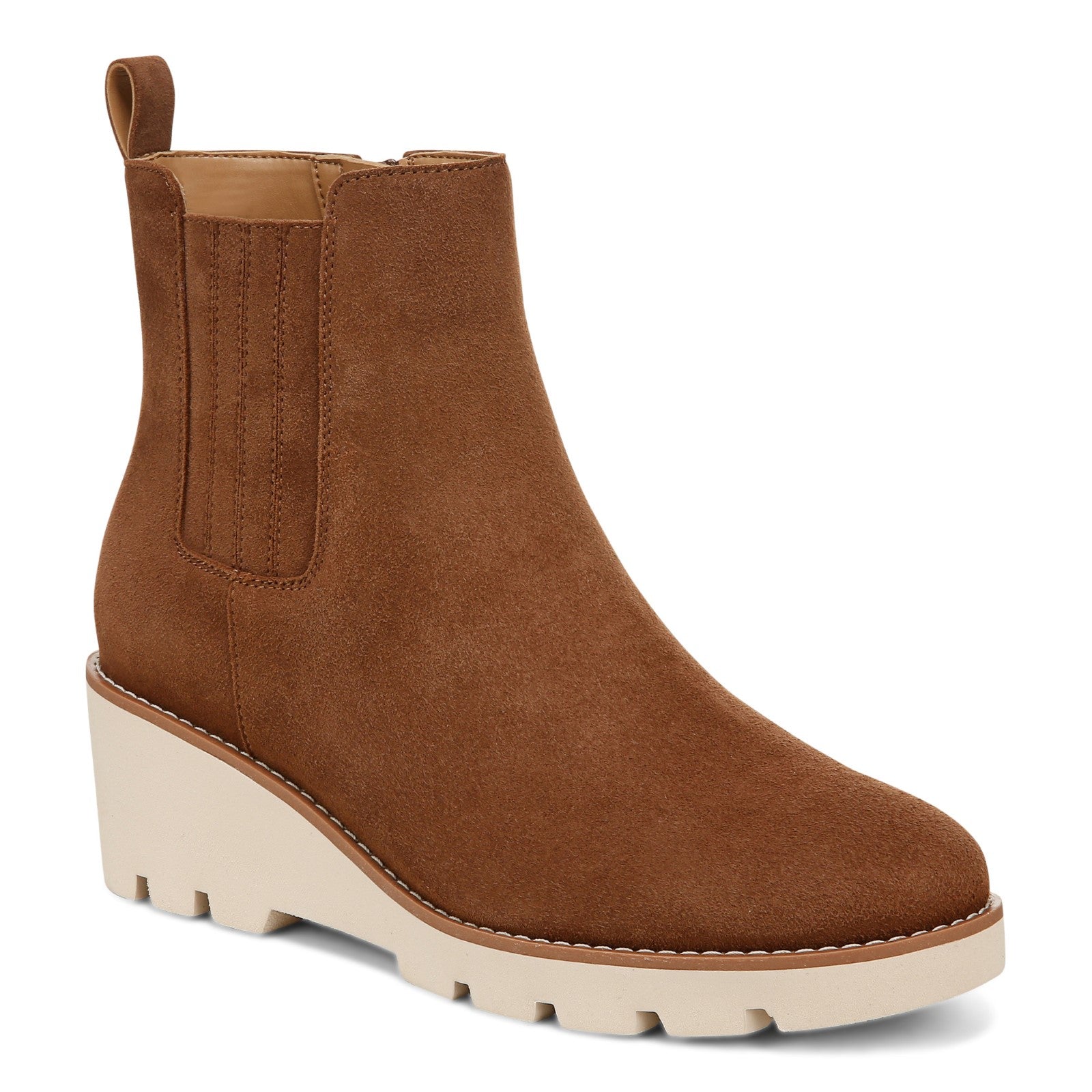 Vionic Aria Women's Comfortable Supportive Ankle Boot in Hazelnut
