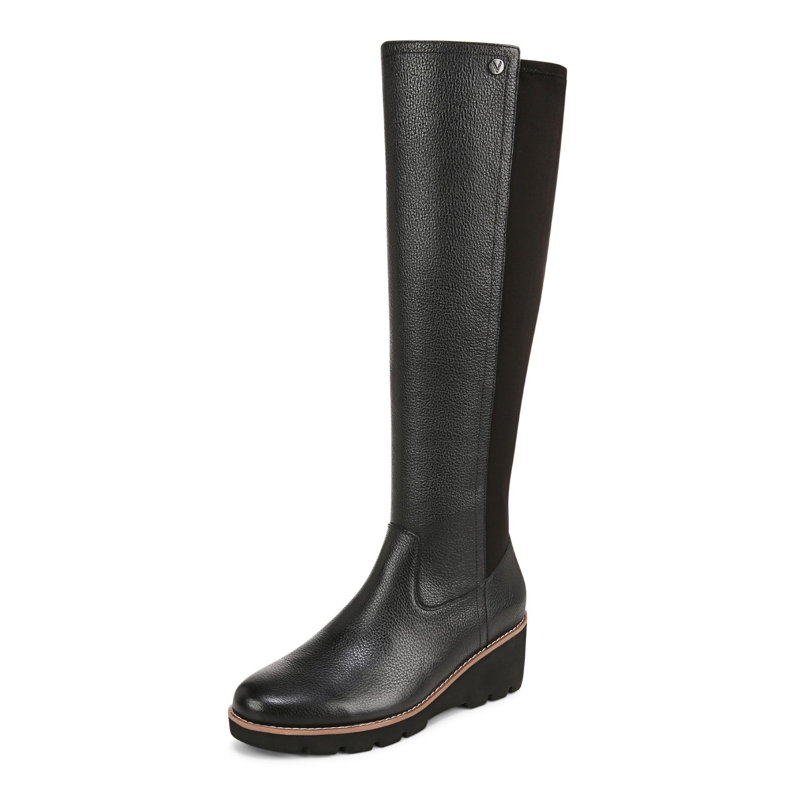 Vionic Ashland Women's High Shaft Boot - Black - Left angle