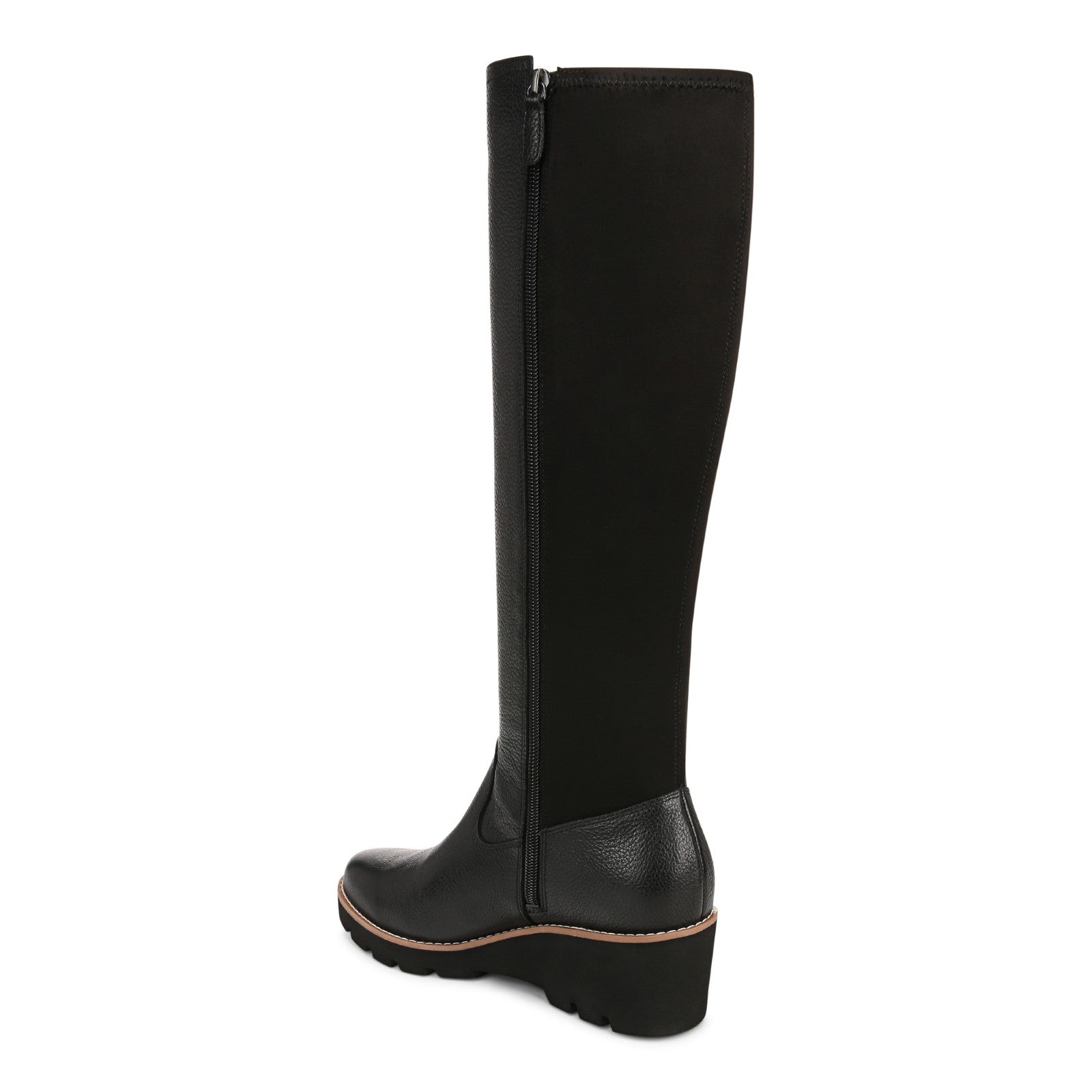 Vionic Ashland Women's High Shaft Boot - Black - Back angle