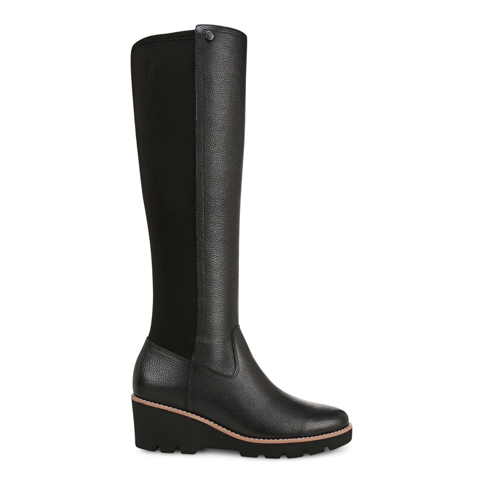 Vionic Ashland Women's High Shaft Boot - Black Wide Calf - Right side