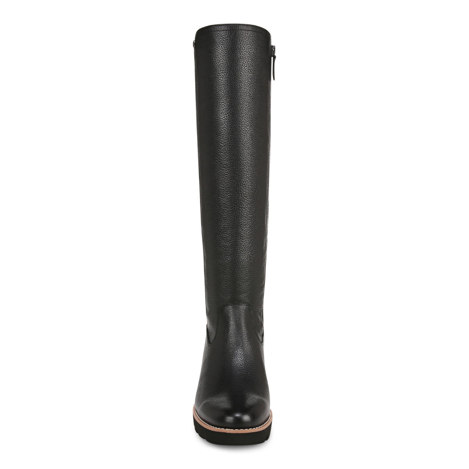 Vionic Ashland Women's High Shaft Boot - Black Wide Calf - Front