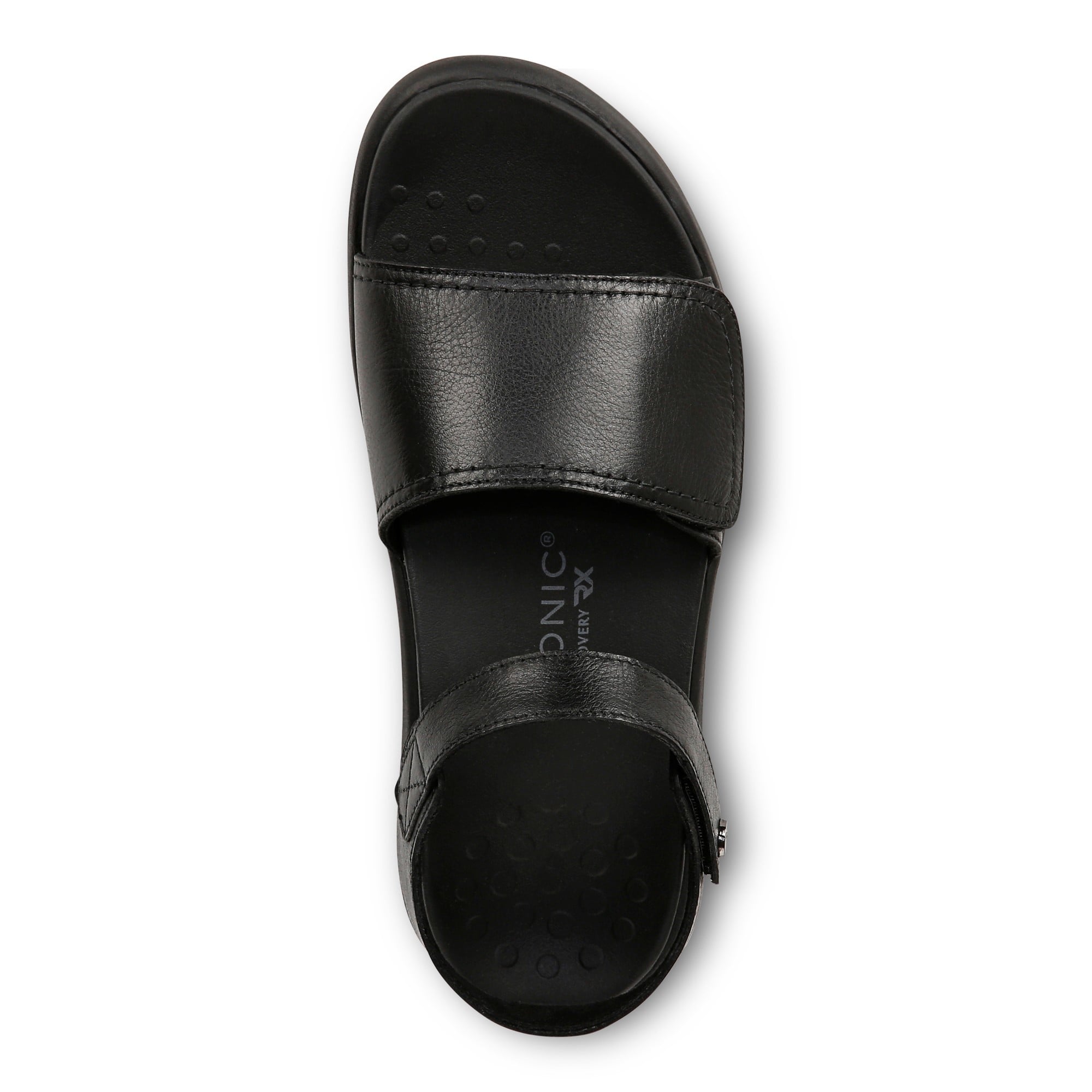 Vionic Awaken RX - Women's Wedge Soft Comfort Sandal - Black - Top