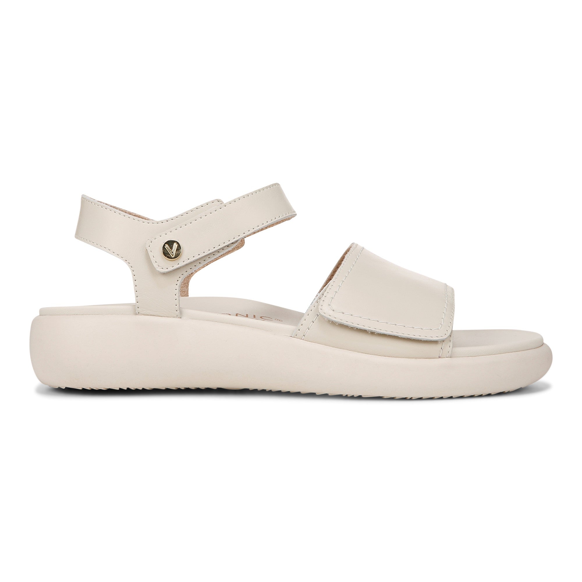 Vionic Awaken RX - Women's Wedge Soft Comfort Sandal - Cream - AWAKEN RX-I8710L1100-CREAM-3r-med