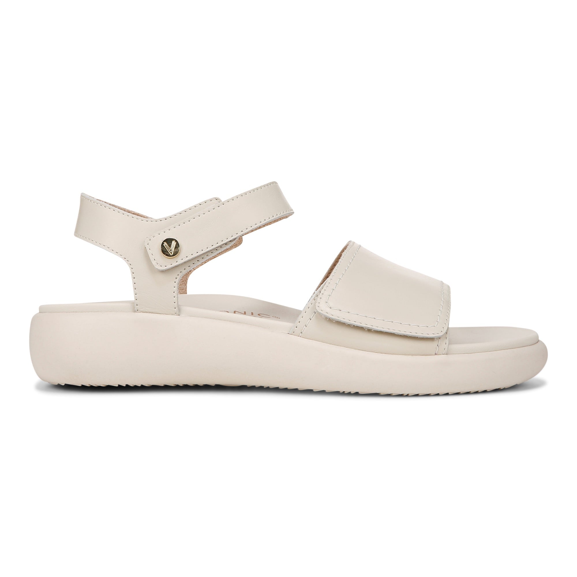 Vionic Awaken RX - Women's Wedge Soft Comfort Sandal - Cream - AWAKEN RX-I8710L1100-CREAM-3r-med