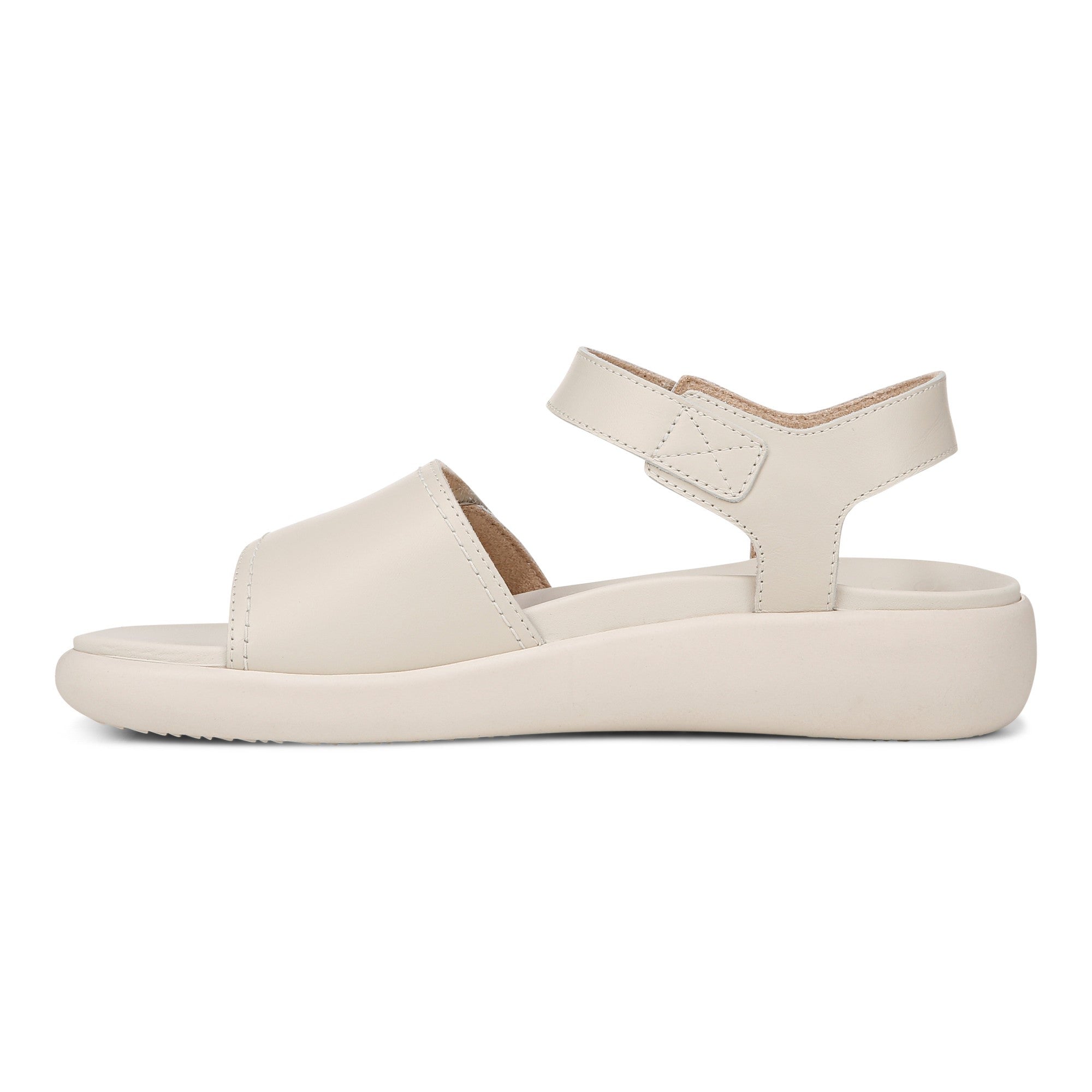Vionic Awaken RX - Women's Wedge Soft Comfort Sandal - Cream - AWAKEN RX-I8710L1100-CREAM-5l-med
