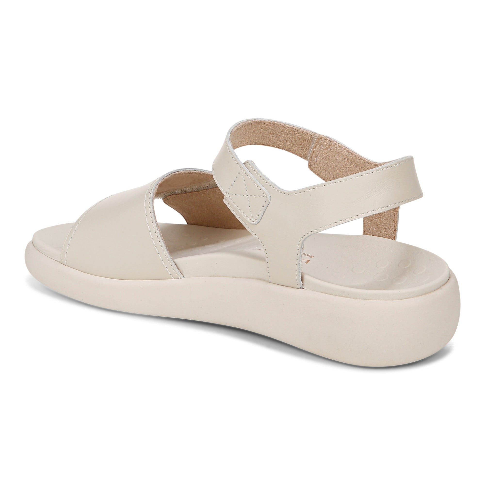 Vionic Awaken RX - Women's Wedge Soft Comfort Sandal in Cream