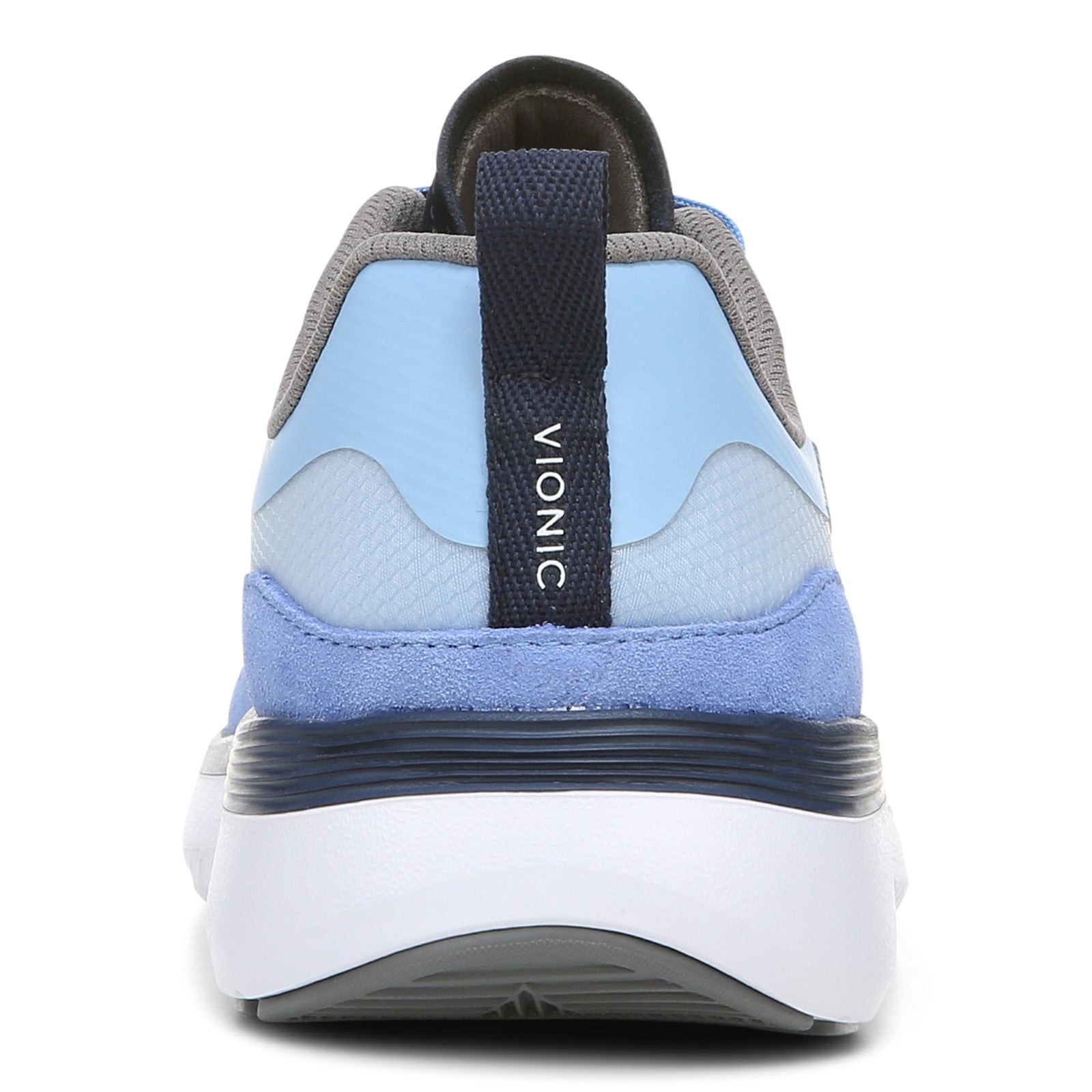 Vionic Ayse - Women's Lace-up Athletic Sneakers with Arch Support - Azure Mesh Back