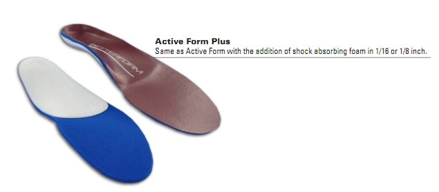 Betterform Active Plus Orthotics with extra foam
