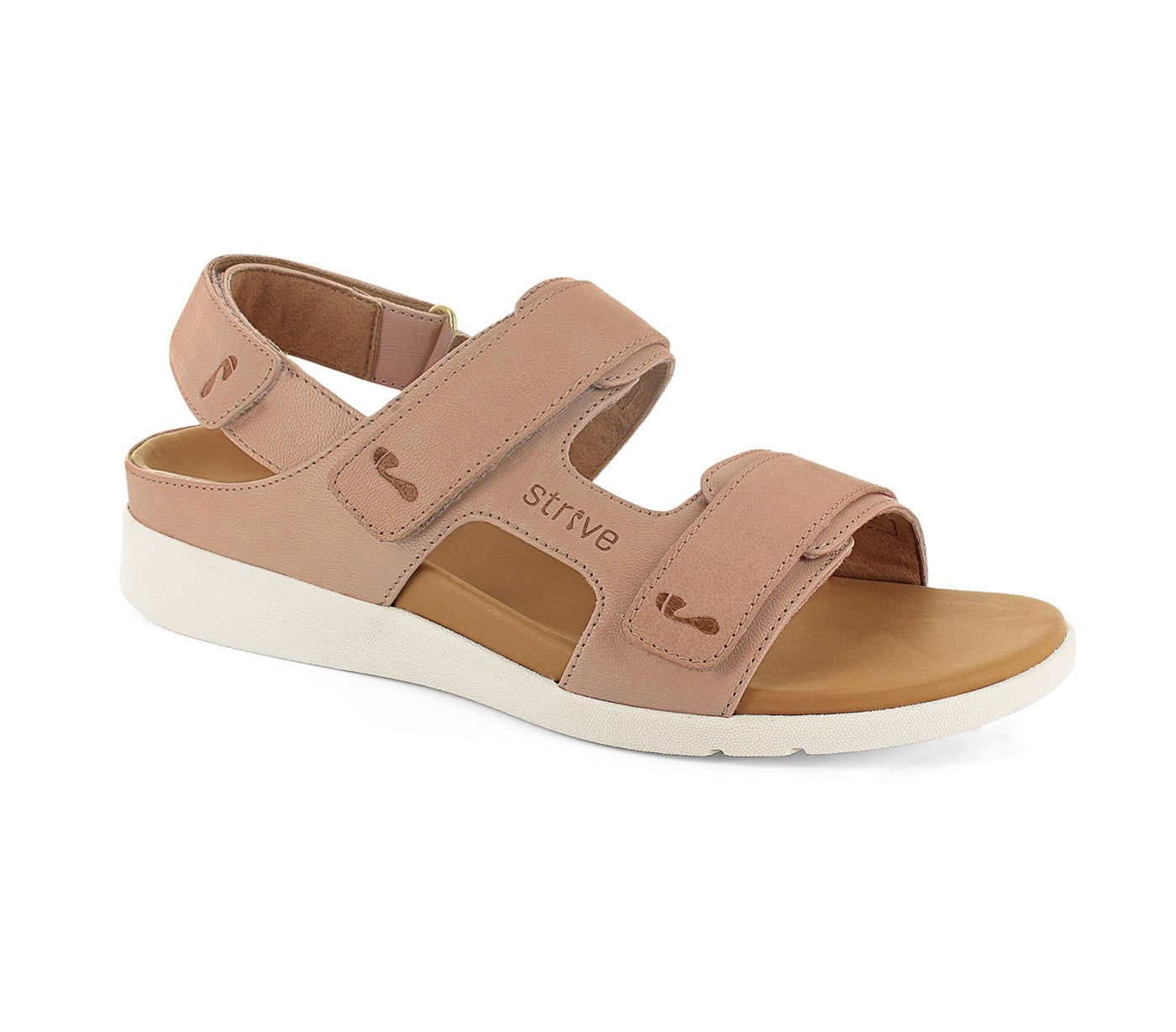 Strive Aruba Women's Comfortable and Arch Supportive Sandals -  Aruba Dusty Pink Angle