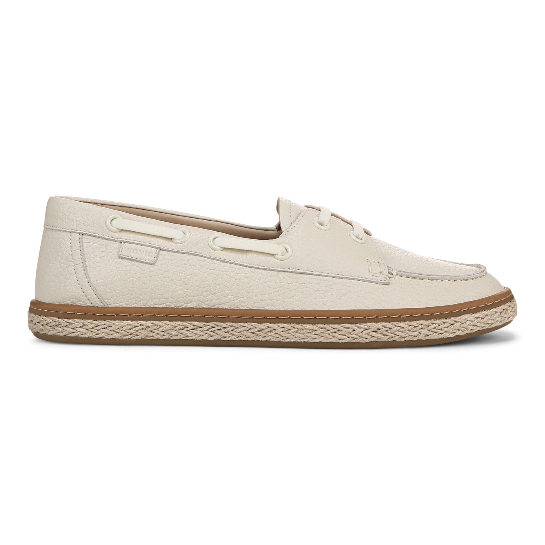 Vionic Bay womens Espadrilles Shoe - Cream - Right side