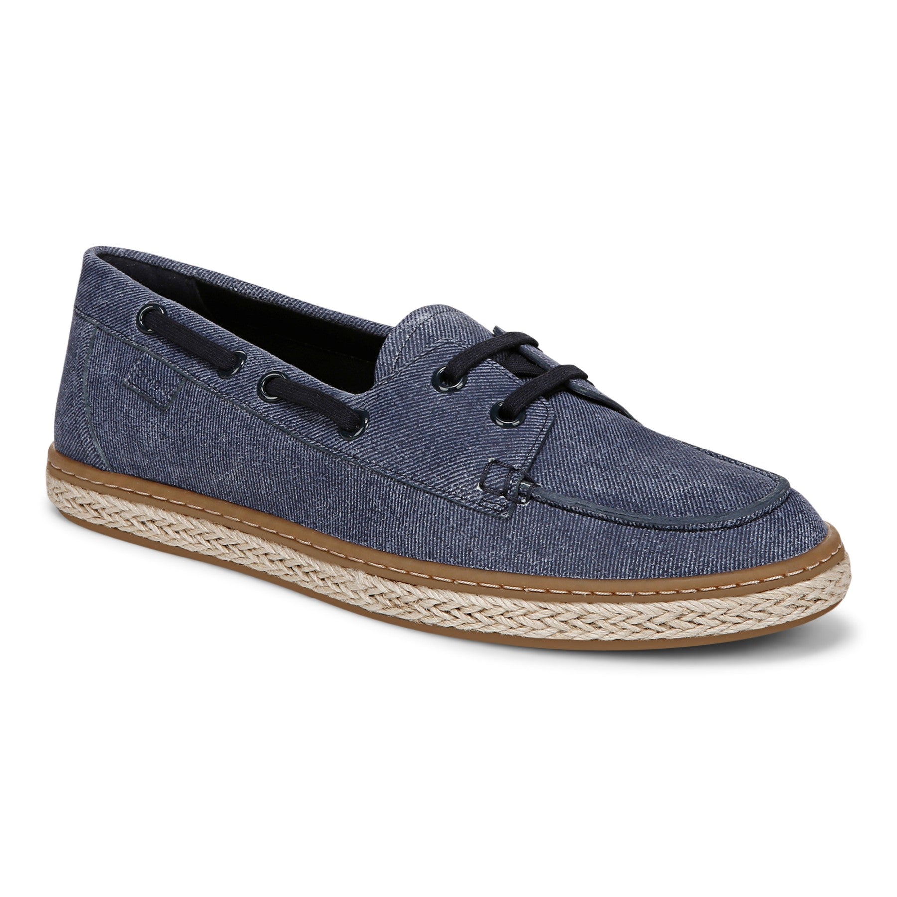 Vionic Bay womens Espadrilles Shoe - Dark Denim - Angle main