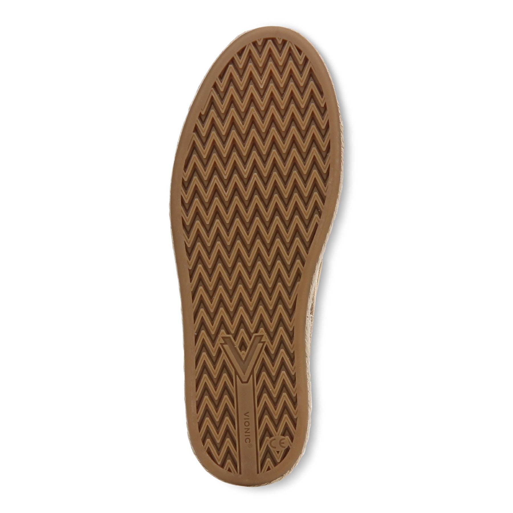 Vionic Bay womens Espadrilles Shoe - Gold - Bottom