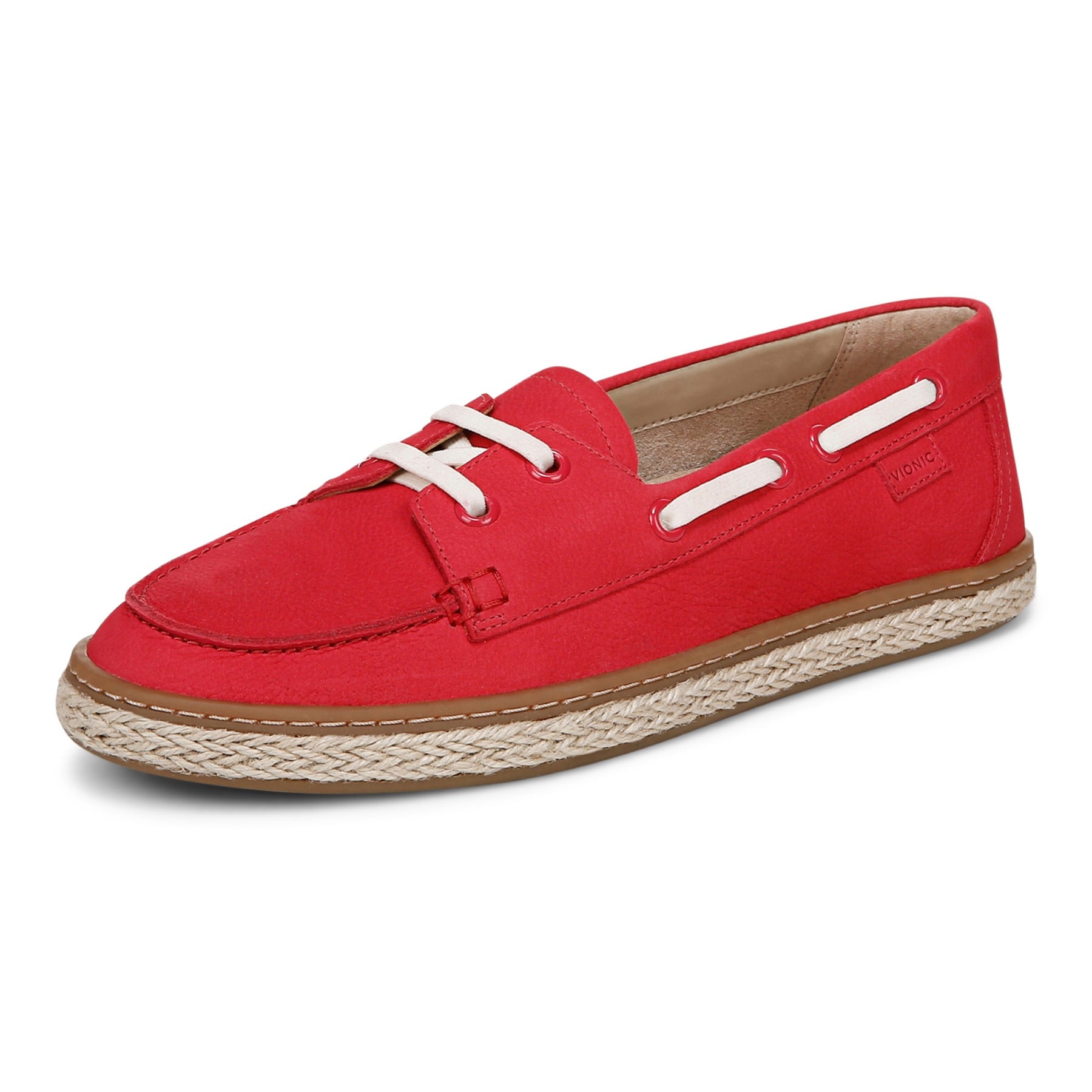 Vionic Bay womens Espadrilles Shoe - Fruit Punch - Left angle