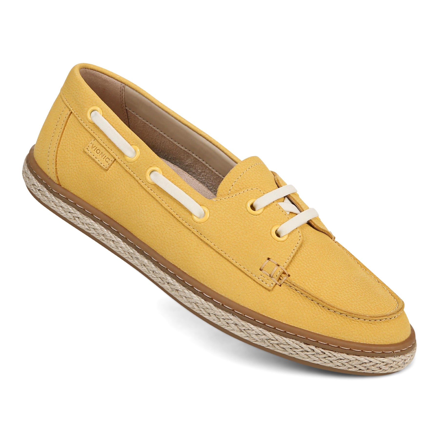 Vionic Bay womens Espadrilles Shoe - Butter Yellow - BAY-J3156L5701-BUTTER YELLOW-13fl-med