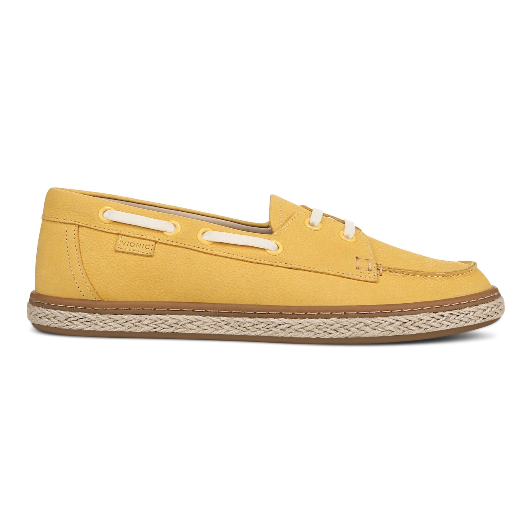 Vionic Bay womens Espadrilles Shoe - Butter Yellow - Right side