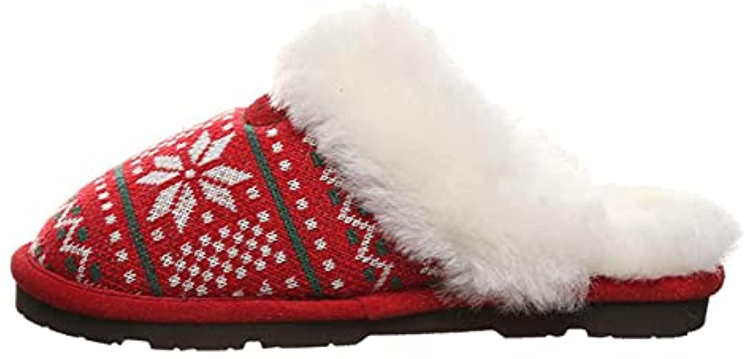 Bearpaw Effie - Women's Sheepskin Slipper - 1674W - Red