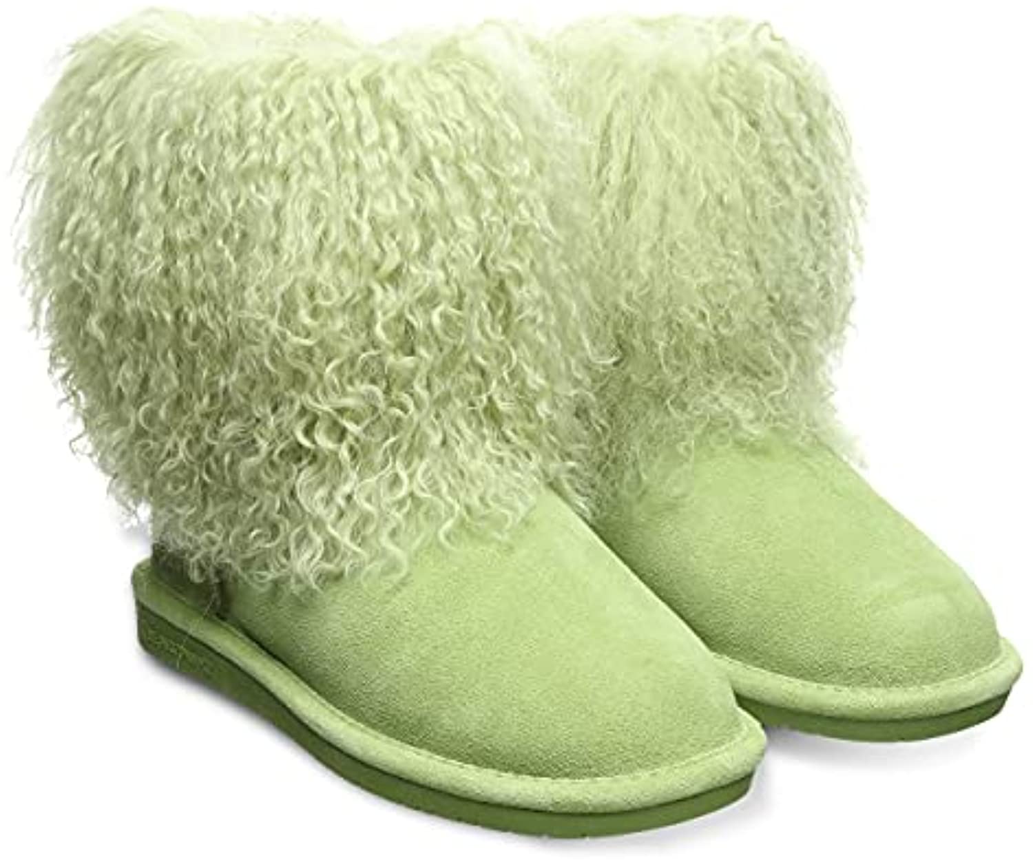 Bearpaw Boo - Women's 7 Inch Furry Boot - 1854W - Green