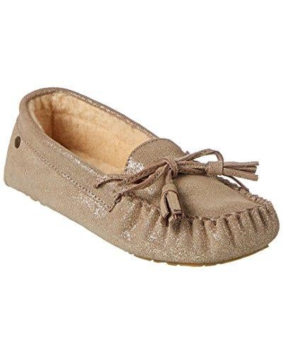 Bearpaw Rosalina - Women's Suede Slipper - 2007W in Pewter Distressed