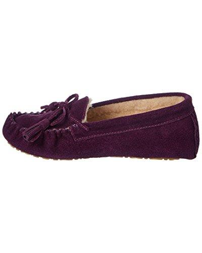 Bearpaw Rosalina - Women's Suede Slipper - 2007W - Plum