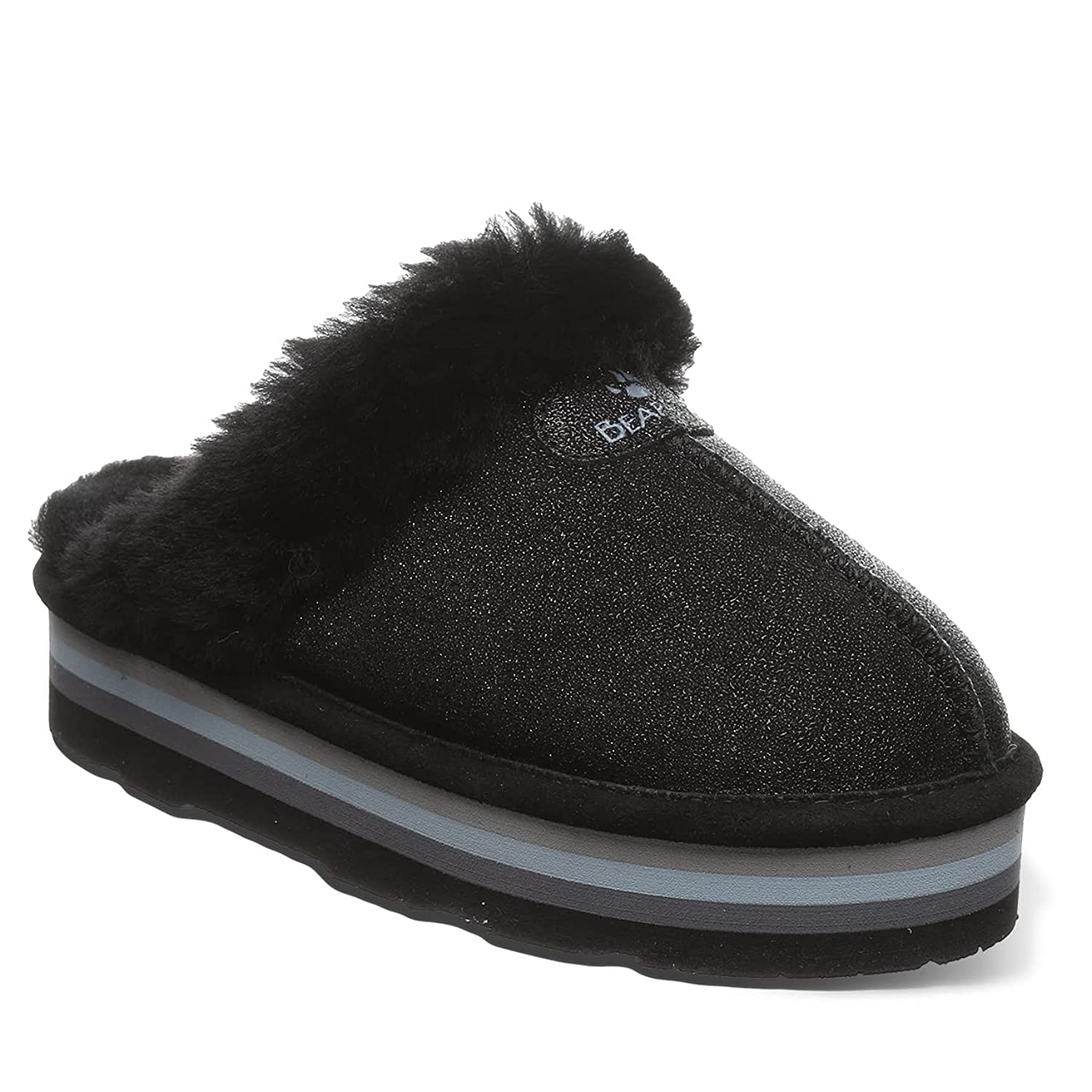 Bearpaw Retro Loki Women's Retro Style Slippers - 2487w in Black Caviar